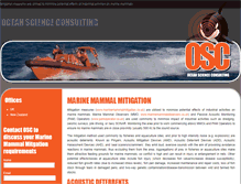 Tablet Screenshot of marinemammalmitigation.com